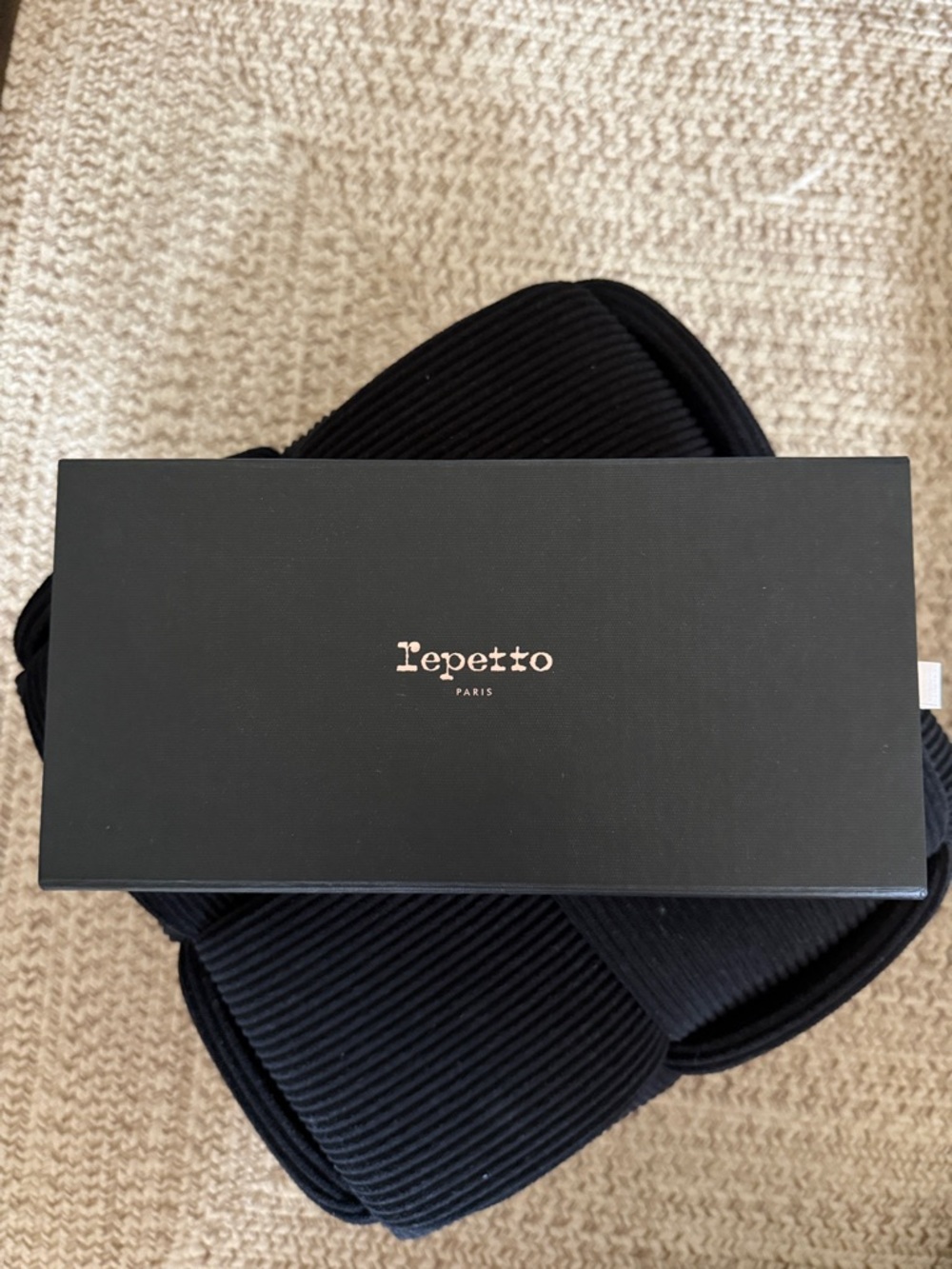 Repetto Black Garance Ballet Flats - square toe - rubber sole - Picture 7 of 12
